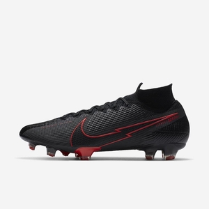 Crampon De Foot Nike Mercurial Superfly 7 Elite FG Noir 9705-428 Black/Dark Smoke Grey/Black Femme | JWE-67373807